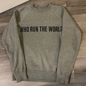 “ Who Run the World” Crewneck Sweatshirt